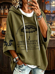 Women's Owens Sisters Apothecary Witch Print Hooded Sweatshirt