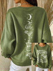Women's Midnight Margaritas Print Sweatshirt